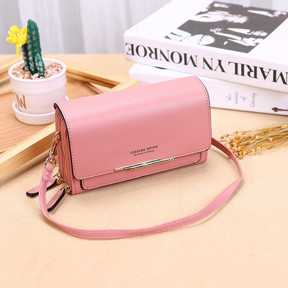 New Women Pu Leather Handbags Female Multifunctional Large Capacity Shoulder bags Fashion Crossbody Bags For Ladies Phone Purse