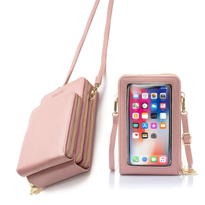 Handbags Women Bag Female Shoulder Bag Messenger Bag Large-capacity Mirror Touch Screen Mobile Phone Bag Wallet Card Case