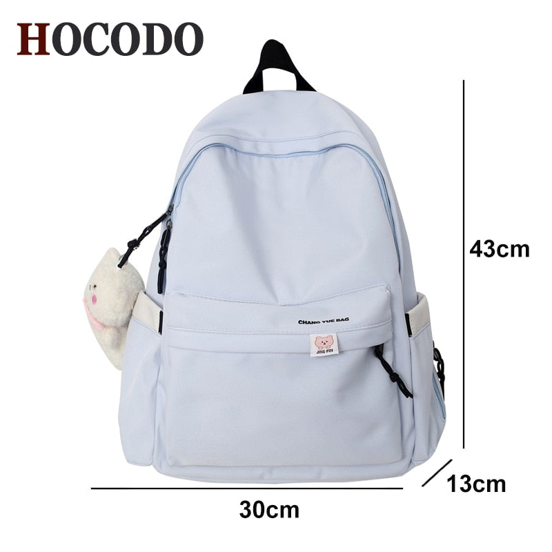 Cute Nylon Women Backpack Kawaii Student School Bags For Teenage Girls Travel Book Bags College Lady Laptop Backpacks Mochilas