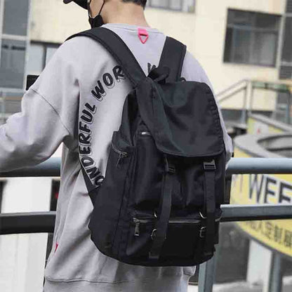 High Quality Oxford Solid Men Backpack Casual Men Travel Backpack Bag Waterproof Laptop Business Backpack School Bag Men