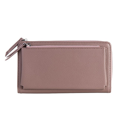 Locikeiy Ladies Zipper Purse Large Capacity Practical Hand Wallet Woman PU Fashion Female Long Section Wallet Women Wallet