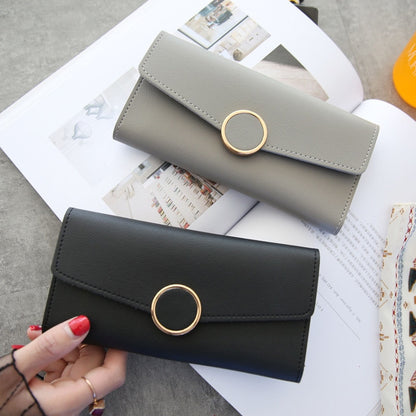 Women Long Wallets Purses Luxury Round Shap Wallets For Ladies Girl Money Pocket Card Holder Female Wallets Phone Clutch Bag