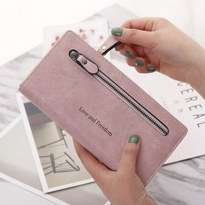 Luxary Women Wallets Card Holder Fashion Lady Purses Handbags Money Coin Purse Woman Clutch Long Zipper Wallet Burse Bags Pocket