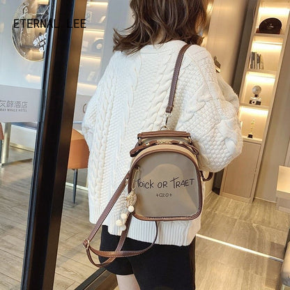 New Korean Version of Versatile Small Backpack Women&#39;s Fashion Simple INS Super Hot Mini Bag