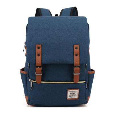 Vintage Unisex Oxford Waterproof Backpacks Large Capacity Women Canvas Travel Bag Youth Students School Books Laptop Backpack