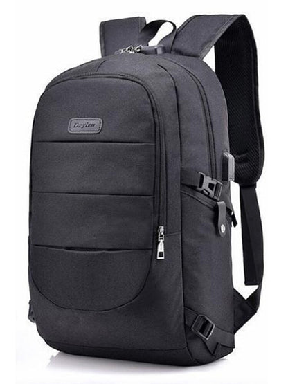 Unisex Large Capacity School Backpack Casual Fashion Men Women USB Port Waterproof Laptop Bag New Anti Theft Travel Shoulder Bag