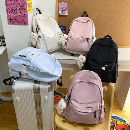 Cute Nylon Women Backpack Kawaii Student School Bags For Teenage Girls Travel Book Bags College Lady Laptop Backpacks Mochilas