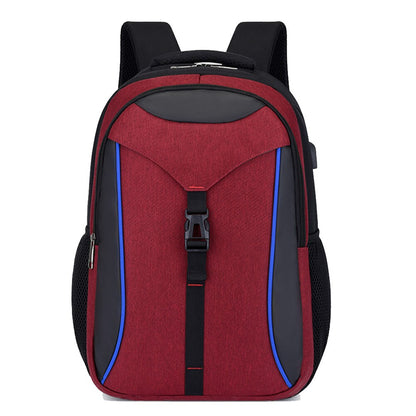 Multifunctional USB Charging Waterproof Laptop Computer Notebook Backpack Women Men Business Bag Middle High School Student Bag