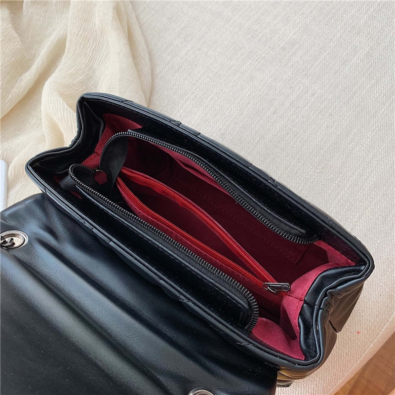 Women&#39;s Bag New Fashion Chain Leisure Shoulder Bag Female Small Square Messenger Bag