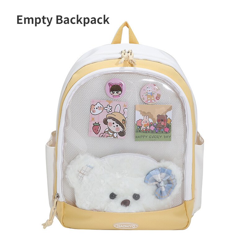 Kawaii Ita Backpack Japanese Women Backpack Double Sided Design Cute High Quality Student School Bag