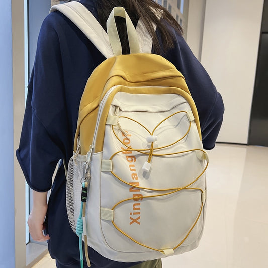 Multifunctional Fashion Cool Simple Backpacks for Women Students Large-capacity Schoolbags for College Students Laptop Bags