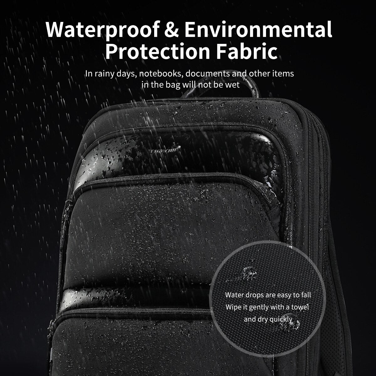 New Tigernu Expandable Thin Male Business Travel Back Pack Bag Men&#39;s Waterproof 15.6 inch Laptop Backpack Bag for Men