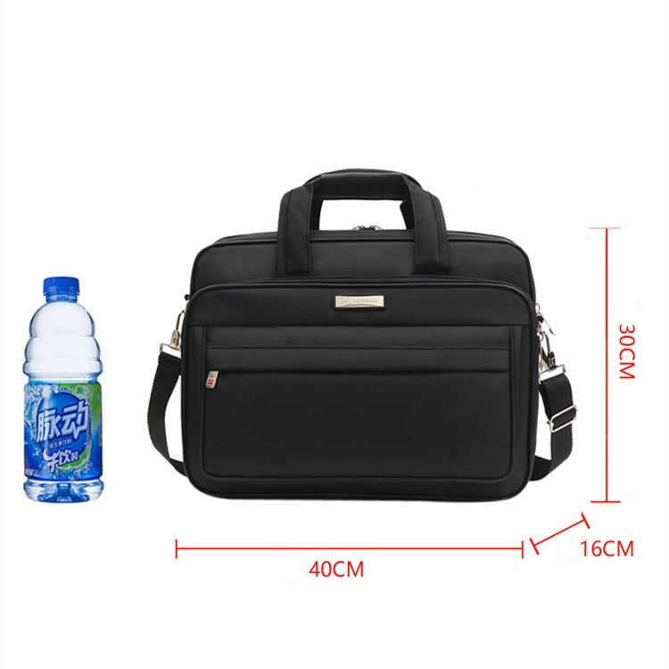 Men&#39;s Business Briefcase Weekend Travel Document Storage Bag Laptop Protection Handbag Material Organize Pouch Accessories Items