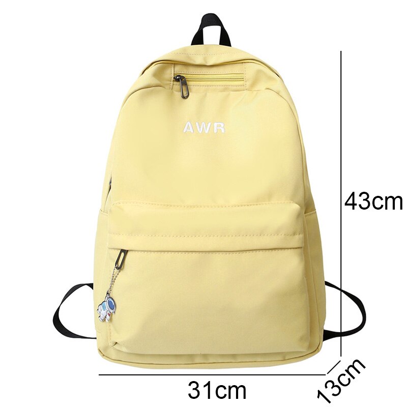 Fashion Boy Girl Nylon School Bag New Lady Men Laptop Travel Student Backpack Trendy Male Women College Backpack Female Book Bag