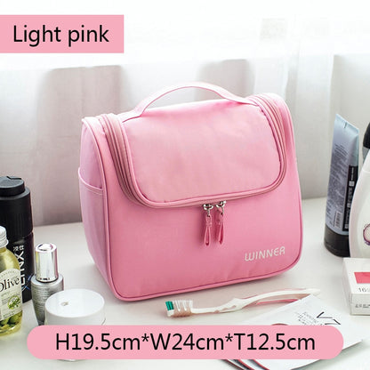 Women Makeup Bag Large capacity Bath storage Bag Polyester Wash Bags Waterproof Travel Cosmetic Bag Organizer Case Toiletry Pack