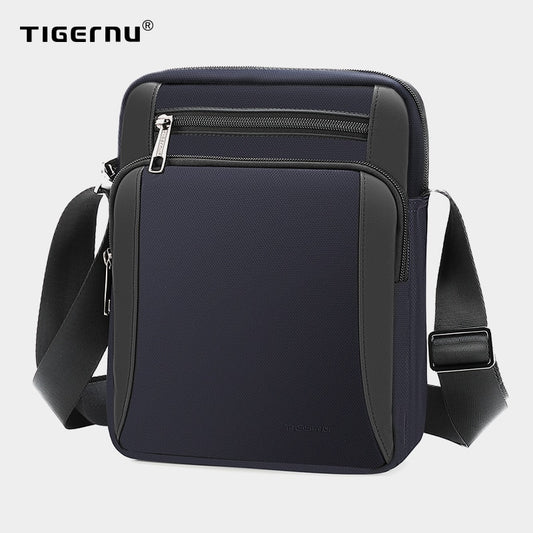 Tigernu Vintage Waterproof Shoulder Bag Men Fashion Crossbody Bags Shockproof Fit 9.7&quot; iPad Men&#39;s Bag Fanny Pack Man Bag For Men