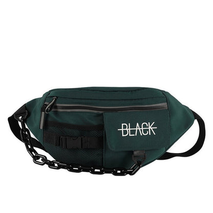 Large Capacity Waist Bag Canvas Fanny Pack For Men Unisex Belt Bag Multi-Functional Chest Bags Hip Hop Tooling Banana Waist Pack