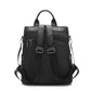 New High Quality Women Business Backpacks PU Ladies Leather School Bags Large Capacity Travel Bags for Female Fashion Book Bags