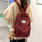 Retro women backpack Fashion high school college students book bag Simple corduroy Female backpacks large capacity Bags Rucksack