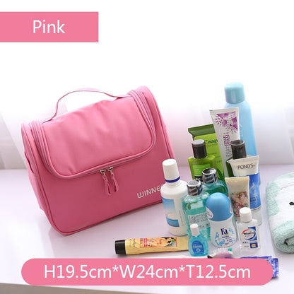 Women Makeup Bag Large capacity Bath storage Bag Polyester Wash Bags Waterproof Travel Cosmetic Bag Organizer Case Toiletry Pack