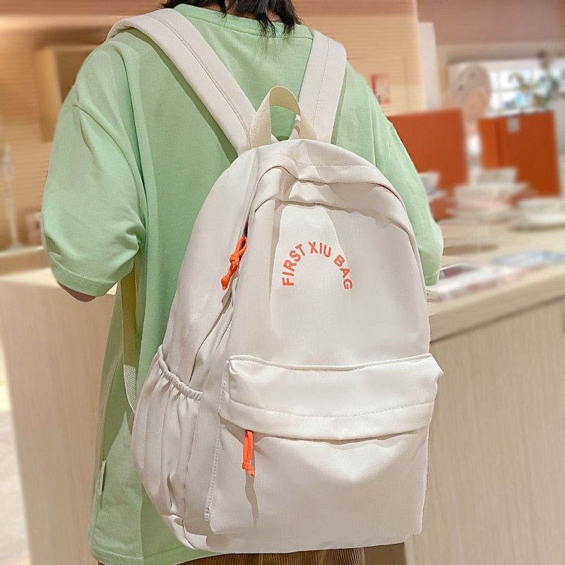 Women Waterproof College Backpack Cool Girl Travel School Bag Ladies Trendy Student Backpack Cute Fashion Female Laptop Book Bag