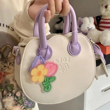 Summer Crossbody Bag for Women Korea Cute Sweet Handbags Student Party Fashion Cream Coin Purse Bolso Mujer