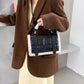Women bag plush leather cross leather bag body luxury handbags female shoulder bag quality flap package