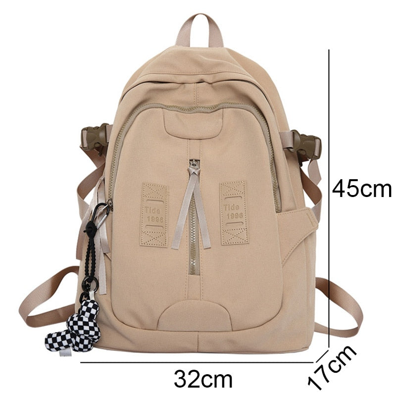 Male Women Waterproof College Backpack Girl Boy Nylon School Bag Lady Men Laptop Student Backpack Fashion Female Travel Book Bag