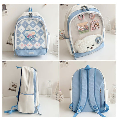 Kawaii Ita Backpack Japanese Women Backpack Double Sided Design Cute High Quality Student School Bag