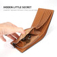 BISONDENIM New Men&#39;s Leather Folding Wallet Simple Luxury Fashion Wallet Zipper Coin Bag Multifunctional Card Holder W4545