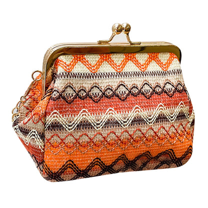 Summer New Straw Woven Clutches Bags Fashion National Style Chain Crossbody Bags for Women Shoulder Bags Small Messenger Bags