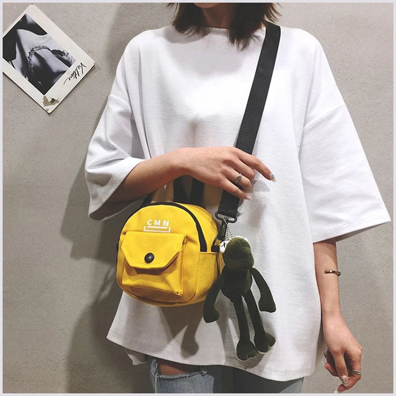 Cartoon Small Bags Designer Bags for Women Canvas Crossbody Bag for Women Phone Shoulder Bags Ladies Purse Bags Female Handbags
