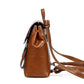 Genuine Leather Backpack School Book Bags Female Shoulder Bag For Girls Daypack Travel Knapsack Women Oil Wax Cowhide Rucksack