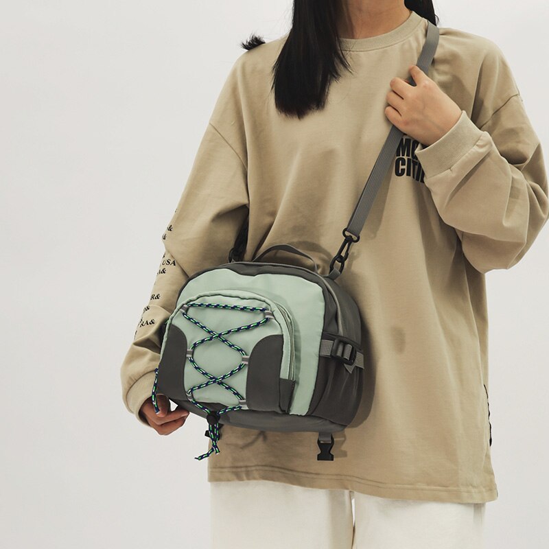 Small Women&#39;s Backpack Waterproof Shoulders Bags Anti Theft Nylon School Bags Multi Pocket Travel Backpacks Unisex Rucksacks Sac