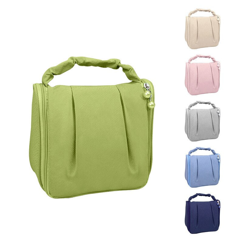 Women&#39;S Cosmetic Bag Large Capacity Waterproof Makeup Bag Hanging Multifunctional Toilet Bag Portable Ladies Cosmetic Bag