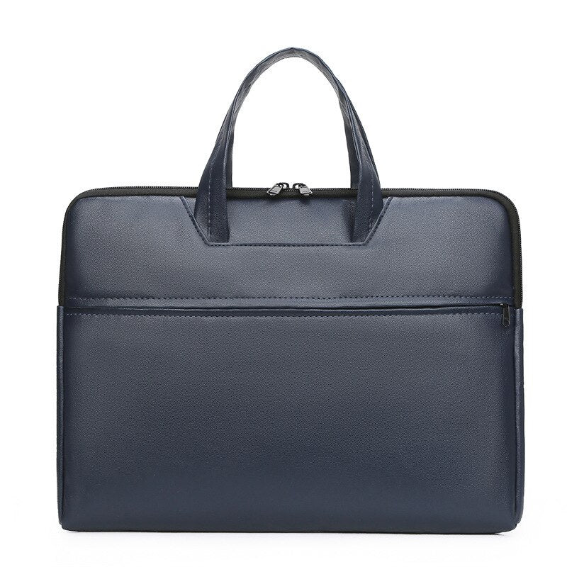 Business Men&#39;s Briefcase A4 Document Handbags Laptop Bag Casual Travel Bag Laptop Bag Document Bag Men&#39;s Executive Briefcase