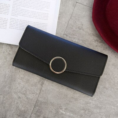 Women Long Wallets Purses Luxury Round Shap Wallets For Ladies Girl Money Pocket Card Holder Female Wallets Phone Clutch Bag