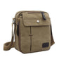 Men&#39;s Vintage Canvas Rucksack Crossbody Bag Zipper Shoulder Messenger Bag Sling Bag Multifunction Outdoor Travel Sport Back Pack