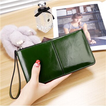 Luxury Women&#39;s Wallet Ladies PU Leather Long Women&#39;s Mobile Phone Bag Card Bag Handbag Fashion Convenient Wallet Women