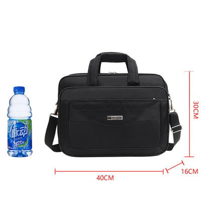 Men&#39;s Business Briefcase Weekend Travel Document Storage Bag Laptop Protection Handbag Material Organize Pouch Accessories Items