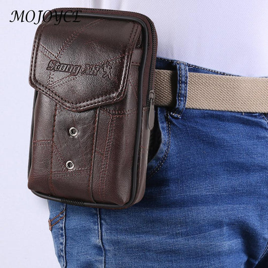 Multi-function Men PU Leather Waist Bags Fashion Casual For Phone Wallet Belts Bum Pouch Mini Casuals Travel Outdoor Sports Bags