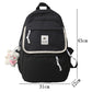 New College Women Waterproof Nylon Backpack Female Large Capacity Travel Bag Korean Vintage Girl Shoulder Bags Schoolbag Mochila