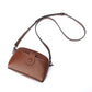 Genuine Leather Shoulder Bag Woman Minimalist Solid Color Mini Crossbody Bag Casual  All-Match Double Zipper Coin Phone Pouch