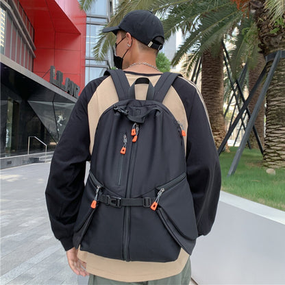 Backpack Men&#39;s Fashion Large-capacity Casual Backpack Outdoor Travel Bag College Wind College Student Schoolbag Female