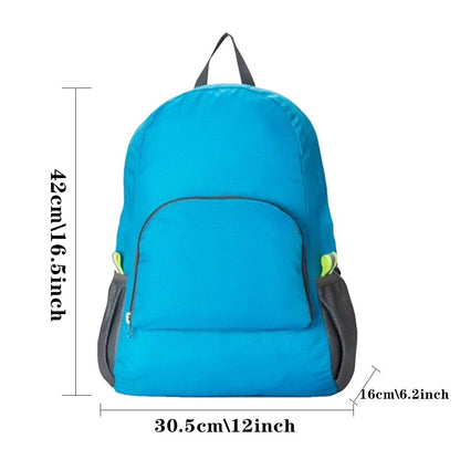 Packable Backpack Foldable High Capacity Ultralight Outdoor Folding Backpack Travel Hiking Daypack Sports Daypack for Men Women