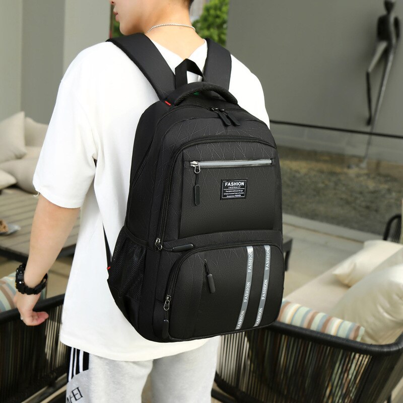 Business Computer Backpack Oxford Cloth Waterproof Large Capacity Leisure School Bag Fashion Men&#39;s Backpack Travel Bag