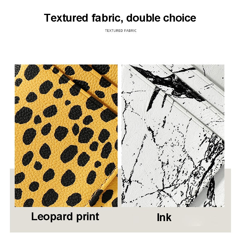 Leopard Print Card Holder for Women Super Thin Small Female Wallet Pu Leather Mini Business ID Credit Card Case Women&#39;s KeyChain