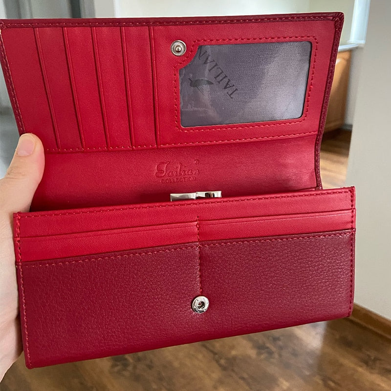 Multifunction Luxury Women's Wallets Long Wallet Female Leather Purse ID Card Holder Women Purses Ladies Clutch Phone Bag Purse