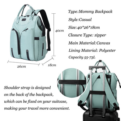 New Oxford Women Backpacks Multifunction Ladies Waterproof Shoulder Backpack Large Capacity Mommy Bags Baby Changing Diaper Bags