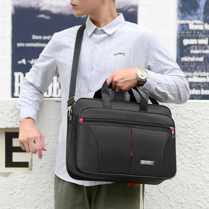 Men&#39;s Business Briefcase Weekend Travel Document Storage Bag Laptop Protection Handbag Material Organize Pouch Accessories Items